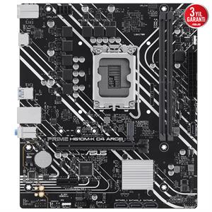 ASUS PRIME H610M-K D4 ARGB H610 DDR4 (Vga Yok) GLan mATX HDMI USB3.2 M2 RGB 1700p Anakart