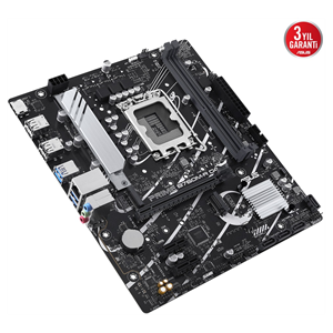 ASUS PRIME B760M-R D4, 2xDDR4, 2x M.2, HDMI, 12-13-14.Nesil, LGA1700 Soket, Anakart
