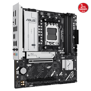 ASUS PRIME B850M-A WIFI, 4xDDR5, 3xM.2, 2xDP, HDMI, Type-C, Wi-Fi 6, Bluetooth 5.3, AM5 Soket Anakart