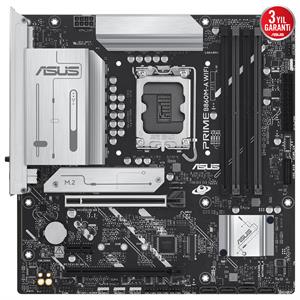 ASUS PRIME B860M-A WIFI 4x DDR5 DP/HDMI 2x M.2 1x 2.5GLAN/WIFI/BT USB3.2 1851P ANAKART