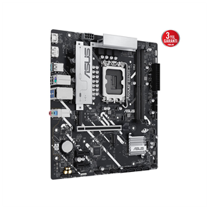 ASUS PRIME B860M-K, 8800MHz, 2xDDR5 2xM.2, HDMI, DP, Intel Core Ultra CPU(Seri 2), LGA1851 Soket Anakart
