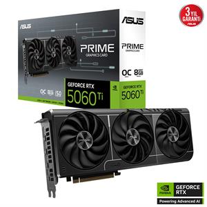 ASUS PRIME-RTX5060TI-O8G RTX5060TI 8GB DDR7 128Bit 3xDP/1xHDMI