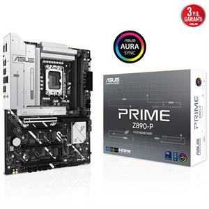 ASUS PRIME Z890-P 4x DDR5 DP/HDMI 4x M.2 1x 2.5GLAN USB4 1851P ANAKART