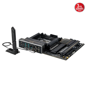 ASUS PROART X870E-CREATOR WIFI, 4xDDR5, 4xM.2, HDMI, DP, Type-C, PCIe 5.0, Wi-Fi 7, Bluetooth v5.4, AM5 Soket GAMING Anakart