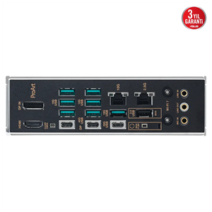 ASUS PROART X870E-CREATOR WIFI, 4xDDR5, 4xM.2, HDMI, DP, Type-C, PCIe 5.0, Wi-Fi 7, Bluetooth v5.4, AM5 Soket GAMING Anakart