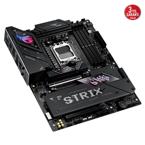 ASUS ROG STRIX B850-E GAMING WIFI, 4xDDR5, 5x M2, HDMI, DP, 2xType-C, Wi-Fi 7, Bluetooth v5.4, AM5 Soket GAMING Anakart