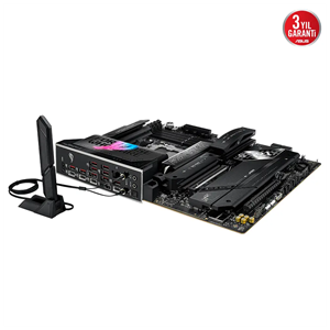 ASUS ROG STRIX X870E-E GAMING WIFI, 4xDDR5, 5xM.2, HDMI, DP, Type-C, PCIe 5.0, 2xWi-Fi 7, Bluetooth v5.4, AM5 Soket GAMING Anakart