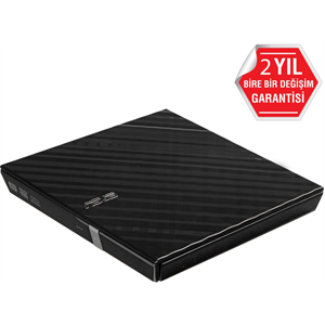 ASUS SDRW-08D2S-U Lite, Usb 2.0, External, Siyah, Slim, Optik Okuyucu/Yazıcı