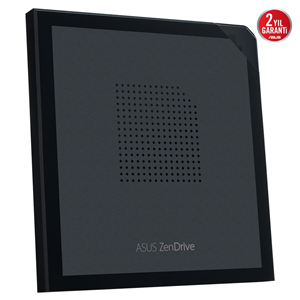 ASUS SDRW-08V1M-U ZenDrive, Usb Type-C External, Siyah, Slim, Optik Okuyucu/Yazıcı