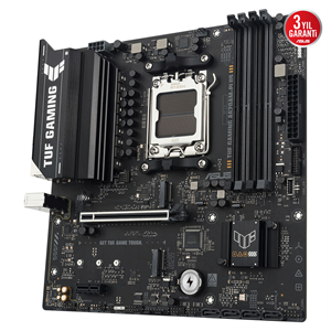ASUS TUF GAMING A620AM-PLUS, 4xDDR5, 2x M.2, HDMI, 2xDP, AMD Ryzen 7000 Serisi, AM5 Soket Anakart