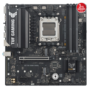 ASUS TUF GAMING A620AM-PLUS, 4xDDR5, 2x M.2, HDMI, 2xDP, AMD Ryzen 7000 Serisi, AM5 Soket Anakart