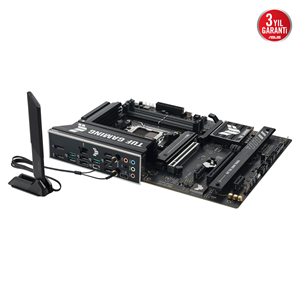 ASUS TUF GAMING B650E-PLUS WIFI, 4xDDR5, 3xM.2, DP, HDMI, Type-C, Wi-Fi 6E, Bluetooth v5.3, AM5 Soket Gaming Anakart