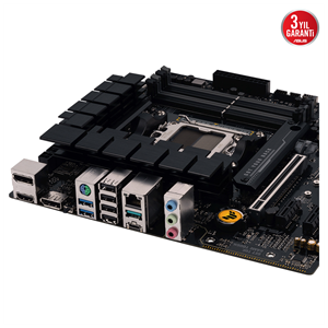 ASUS TUF GAMING B650M-E, 4xDDR5, 2x M.2, HDMI, 2xDP, Type-C, AM5 Soket GAMING Anakart