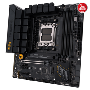 ASUS TUF GAMING B650M-E WIFI, 4xDDR5, 2x M.2, HDMI, DP, Type-C, Wi-Fi 6, Bluetooth v5.2, AM5 Soket GAMING Anakart