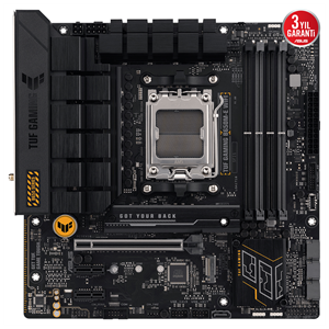 ASUS TUF GAMING B650M-E WIFI, 4xDDR5, 2x M.2, HDMI, DP, Type-C, Wi-Fi 6, Bluetooth v5.2, AM5 Soket GAMING Anakart