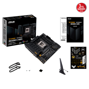 ASUS TUF GAMING B650M-E WIFI, 4xDDR5, 2x M.2, HDMI, DP, Type-C, Wi-Fi 6, Bluetooth v5.2, AM5 Soket GAMING Anakart