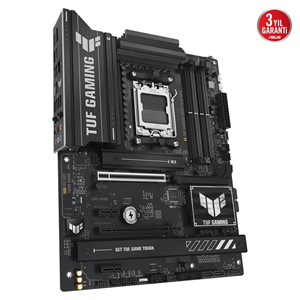 ASUS TUF GAMING B850-PLUS WIFI, 4xDDR5, 3x M.2, HDMI, DP, Type-C, Wi-Fi 7, Bluetooth v5.4, AM5 Soket GAMING Anakart