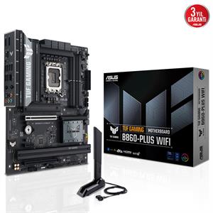 ASUS TUF GAMING B860-PLUS WIFI 4x DDR5 DP/HDMI 3x M.2 1x 2.5GLAN/WIFI7/BT USB3.2 1851P ANAKART