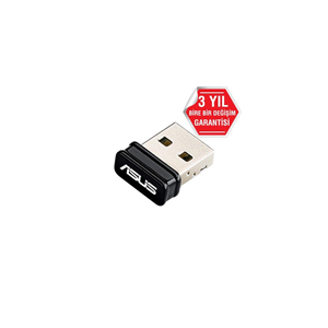 ASUS USB-N10 NANO, 150Mbps, 2.4GHz, USB2.0, WIRELESS ETHERNET