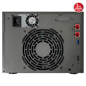 ASUSTOR AS6706T, 8Gb DDR4 Ram, 6 Yuvalı (6x22TB Destek), 4xM.2, PCI-e, 2x2.5GbE Network, 3xUSB 3.2, Tower NAS (Yedekleme) Cihazı