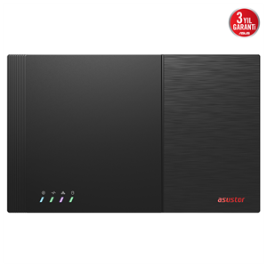 ASUSTOR FS6706T FLASHTOR 6, Intel N5105 CPU, 4Gb DDR4 Ram, (6x8TB) M.2 NVMe Yuvası, HDMI, 2x2.5GbE Network, 2xUSB 3.2, 2xUSB 2.0, Tower NAS (Yedekleme) Cihazı