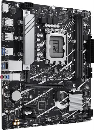 Asus Prıme B760M-R D4 Intel B760 Lga1700 DDR4 5333 Hdmı 2X M2 Aura Rgb 2.5Gbit Lan Matx Anakart