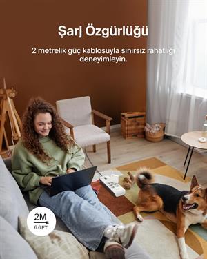 BELKIN BSV604 2 METRE 6LI USBA AKIM KOR. PRIZ