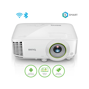 BENQ EW600, 3600 ANSI, 1280x800 WXGA, 1xHDMI, VGA, USB Okuyucu, DLP, Kablosuz Wireless, Android, SMART, Projeksiyon