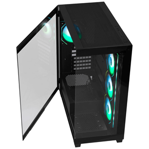 BitFenix CETO 500, 750W 80+ Bronz, Tempered Glass, ARGB, ATX, Akvaryum GAMING KASA