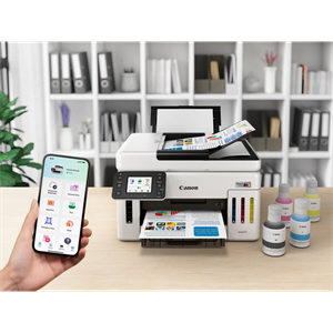 CANON MAXIFY GX6140, Renkli, Mürekkep Mega Tanklı, Yazıcı, Tarayıcı, Wifi, Lan, Duplex, ORİJİNAL MÜREKKEP
