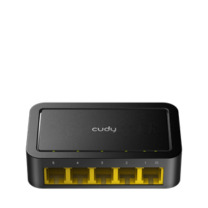 CUDY FS105D 5 port Mbit Desktop Yönetilemez Plastik Kasa Switch