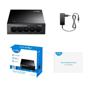 CUDY GS105 5 port Gbit Desktop Yönetilemez Metal Kasa Switch