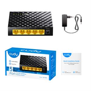 CUDY GS105D 5 port Gbit Desktop Yönetilemez Plastik Kasa Switch