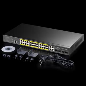 CUDY GS2028PS4-300W 28 Port Gbit 24 Port PoE+ 300W 4xCombo Uplink Yönetilebilir (L2) Switch