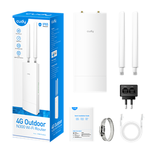 CUDY LT400 Outdoor_EU 1 Port 10/100Mbps 300mbps 4 Anten Outdoor