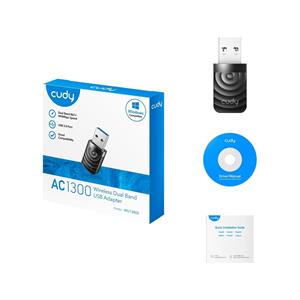 CUDY WU1300S 1300MBPS USB 3.0 WIRELESS ADAPTÖR