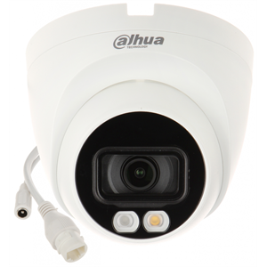 DAHUA  IPC-HDW2449T-S-IL, 4Mpix, Full Color, 2,8mm Lens, H265+, 30Mt Gece Görüşü, IP67, Dahili Mikrofon, PoE Dome IP Kamera