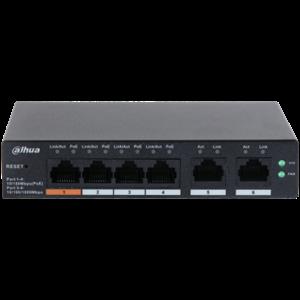 DAHUA CS4006-4ET-60 4 PORT 4XFE-2XGE YÖNETİLEBİLİR 60W POE SWİTCH