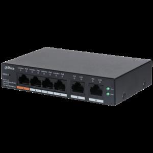 DAHUA CS4006-4ET-60 4 PORT 4XFE-2XGE YÖNETİLEBİLİR 60W POE SWİTCH