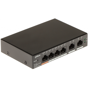 DAHUA CS4006-4ET-60, 4 Port, Megabit, PoE 60W, 2 Port Uplink, Cloud Yönetilebilir, Switch