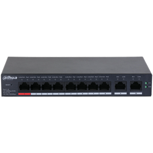 DAHUA CS4010-8ET-110, 8 Port, Megabit, PoE 110W, 2 Port Uplink, Cloud Yönetilebilir, Switch