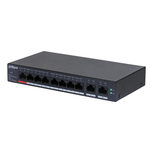 DAHUA CS4010-8GT-110, 8 Port, Gigabit, PoE 110W, 2 Port Uplink, Cloud Yönetilebilir, Switch