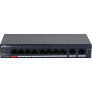 DAHUA CS4010-8GT-110, 8 Port, Gigabit, PoE 110W, 2 Port Uplink, Cloud Yönetilebilir, Switch