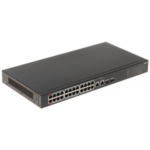DAHUA CS4226-24ET-375, 24Port, Megabit, PoE 375W, 2 Port Gigabit Lan, 2 Port SFP Gigabit Combo, Cloud Yönetilebilir, Switch