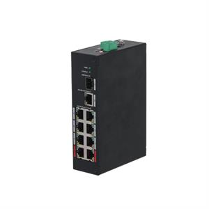 DAHUA PFS3110-8ET-96-V2 8 PORT 10/100 1GE UPLINK 1xSFP 96W POE ENDUSTRIYEL SWITCH