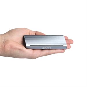 DARK DK-AC-DSEM5 M.2 NVMe & NGFF SATA SSD Type-C RGB LEDLİ Harici HDD Kutusu