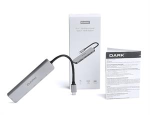 DARK DK-AC-U31X38 USB 3.1 Type-C 6 in 1 HDMI/ TF SD Kart /USB-C PD