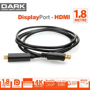 DARK DK-CB-DPXHDMIL180 1.8 Mt Display TO HDMI Kablo