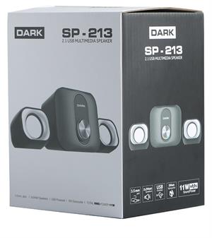 DARK SP213 2+1 11W Siyah Multimedya Hoparlör