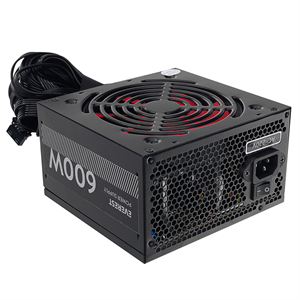 EVEREST EPS-600A, Peak 600W, 12cm Fan, ATX, Aktif PFC, GAMING Power Supply (PSU) Bulk